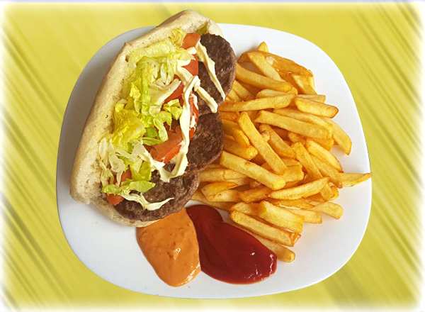 menus voici donc la carte des sandwichs, ici le sandwich américain
