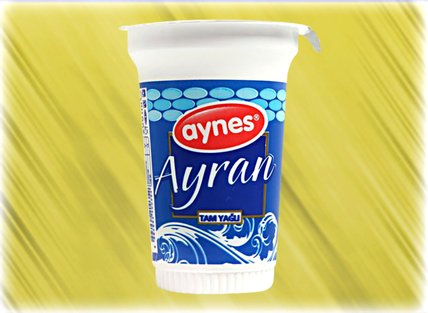 Voici donc la carte des desserts, ici le yaourt turc ayran