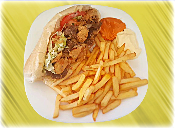 menus voici donc la carte des sandwichs, ici le sandwich Divan