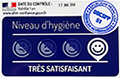 étiquette niveau hygiène