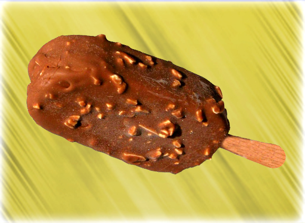 Voici donc la carte des desserts, ici la glace Magnum