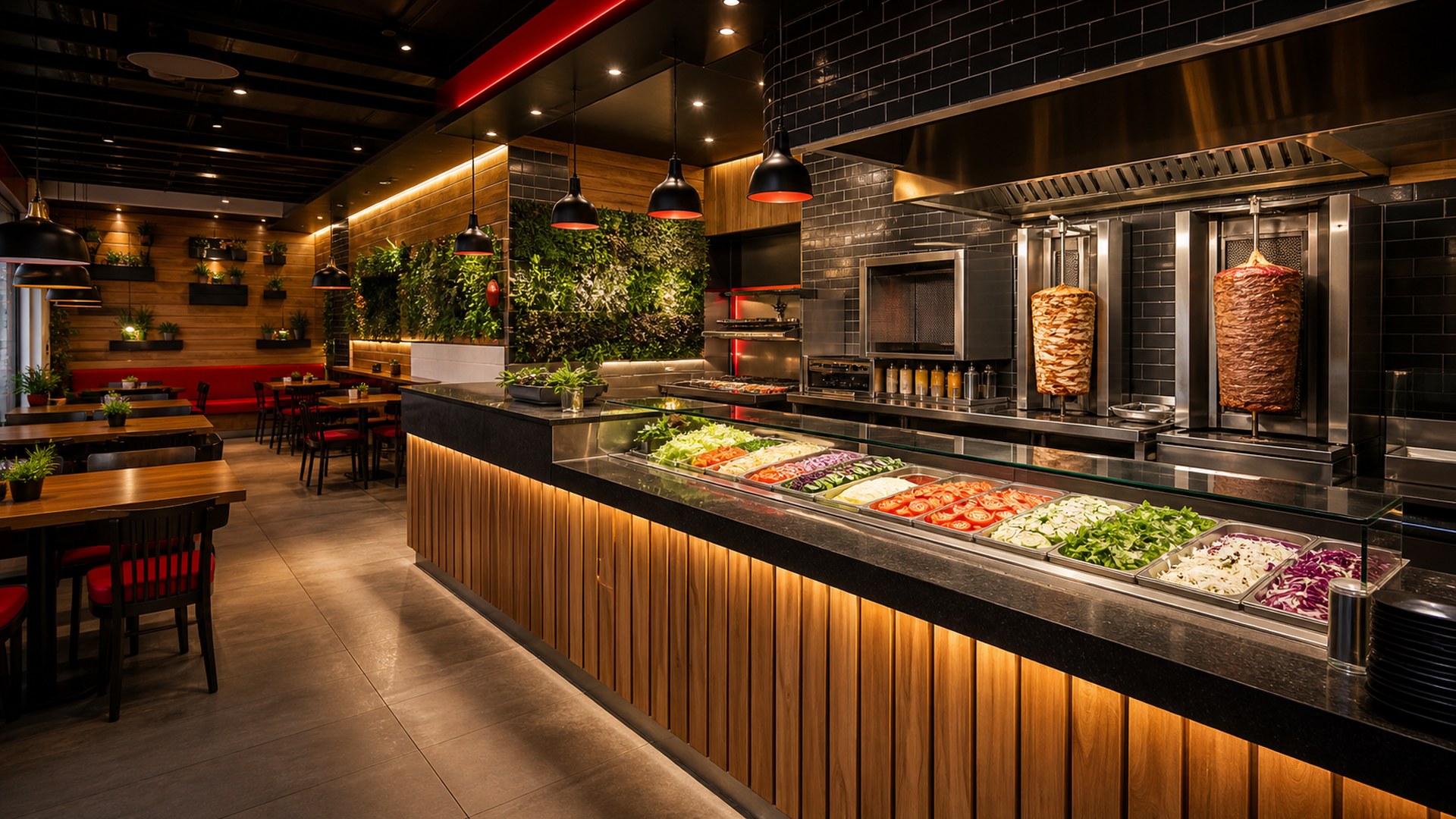 Interieur moderne du restaurant Divan